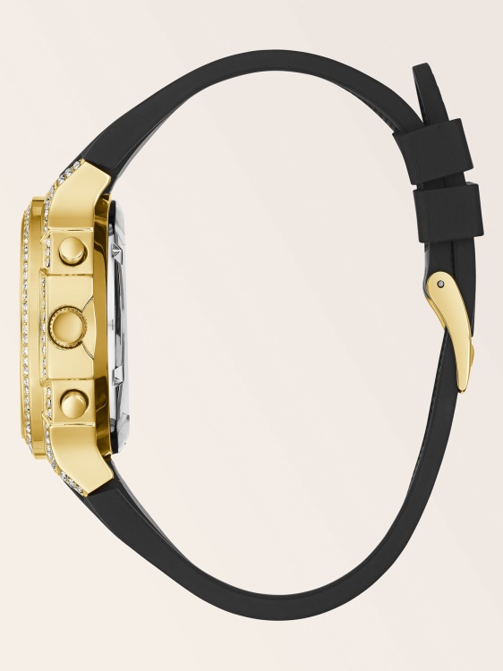 сребрен кристален цифров часовник Guess