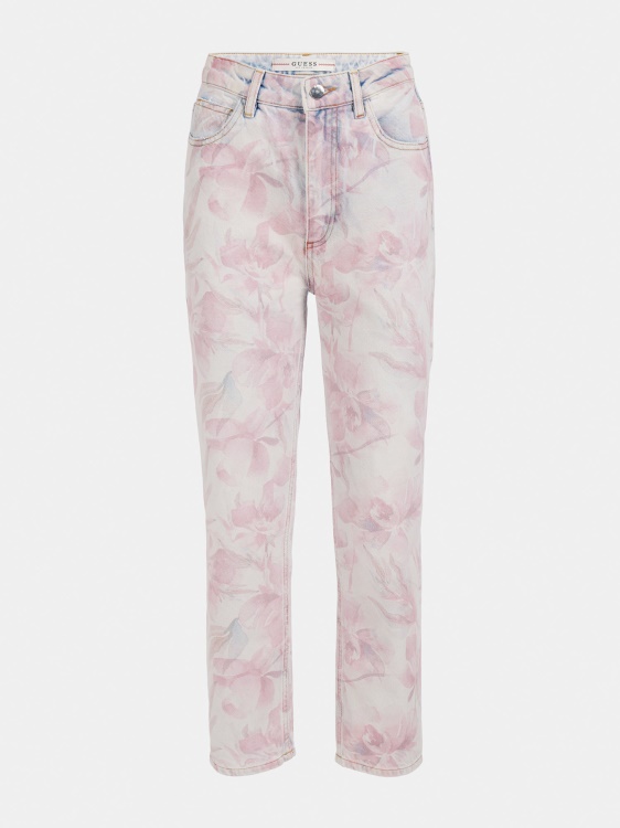 Guess многоцветен модел деним дънки Mom Fit