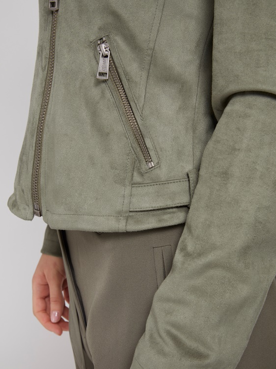 зелено яке от изкуствена кожа Guess