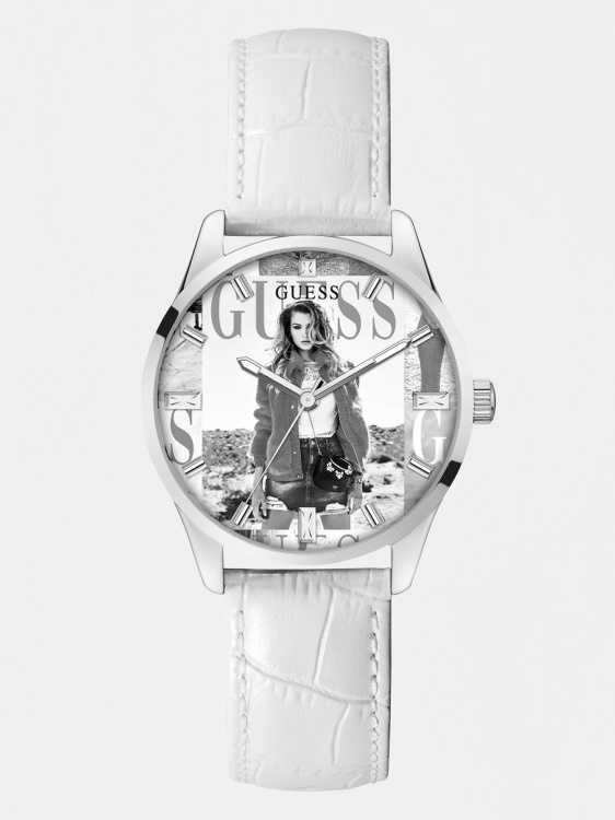 сребърен аналогов всеки часовник Guess