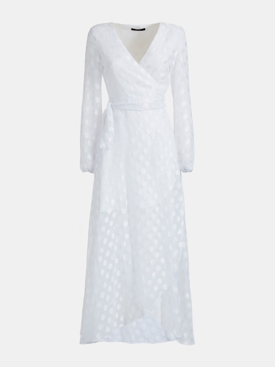 увийте рокля Guess бяла