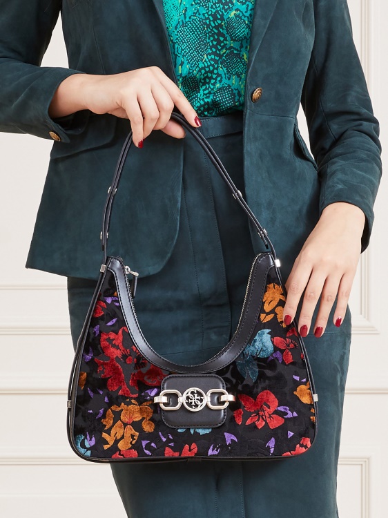 Hensely Velvet скитник чанта Guess флорална фантазия