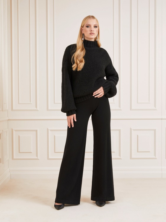 вълнен пуловер Marciano Black Guess
