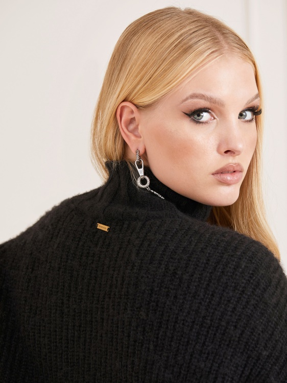 вълнен пуловер Marciano Black Guess