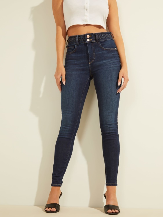 син тесни дънкови панталони Guess