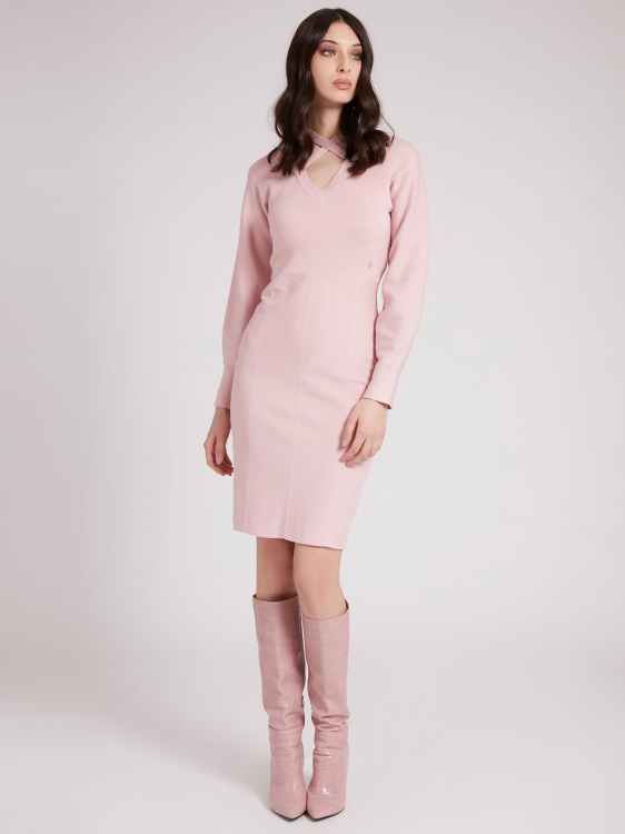 Guess розова рокля в ребра