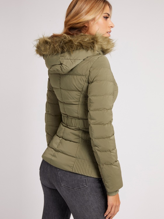 Guess истински зелен пух