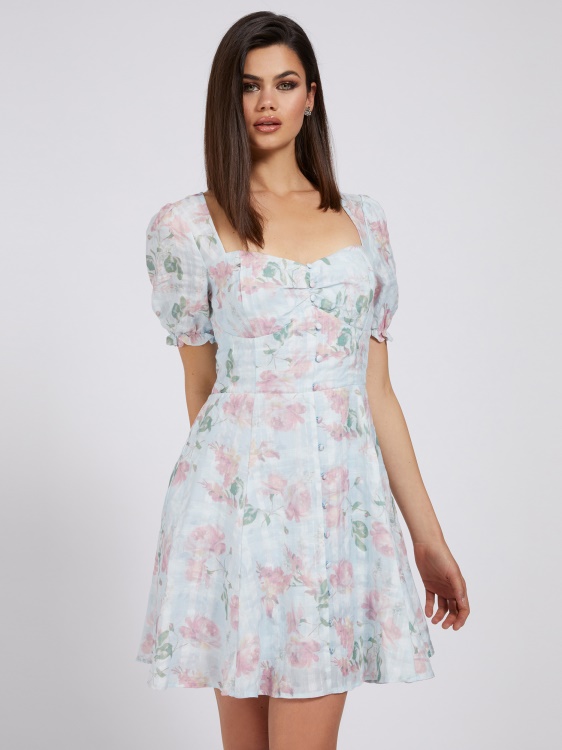 рокля с флорален принт Floral Fantasy Guess