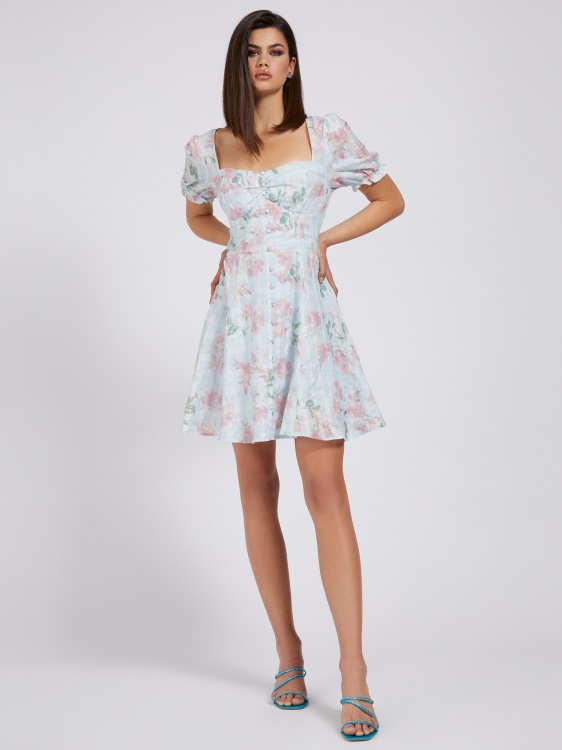рокля с флорален принт Floral Fantasy Guess