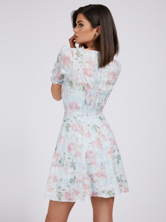 рокля с флорален принт Floral Fantasy Guess