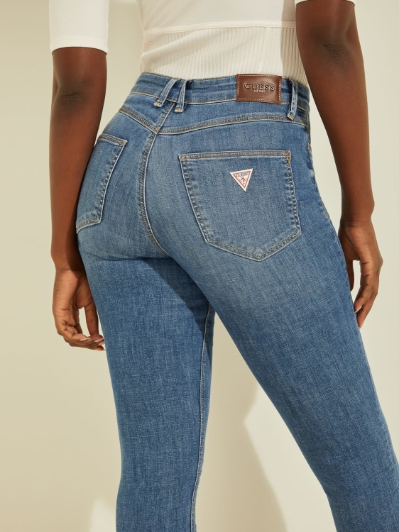 син дънков панталон с тесни кройки Guess