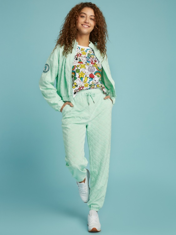 син суитшърт с цял щампа Guess