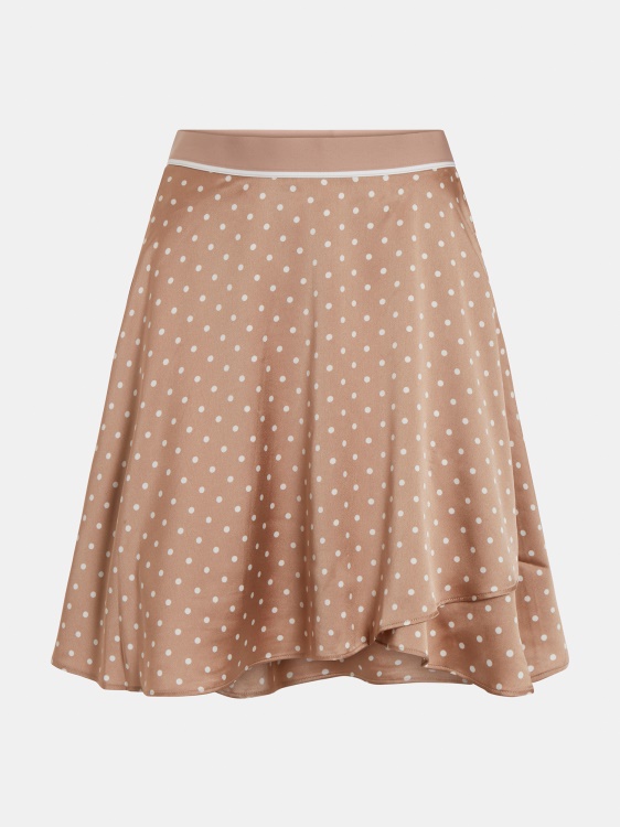 Guess сатенена пола с щампа на бежови точки
