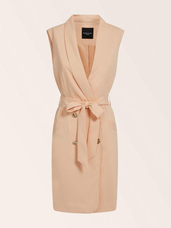 светлорозова двуредна рокля Marciano Guess