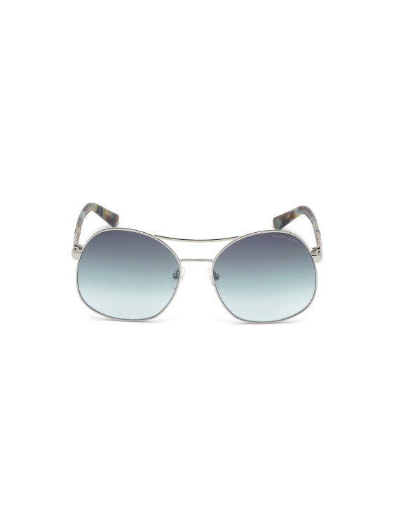 бели кръгли слънчеви очила Guess Marciano