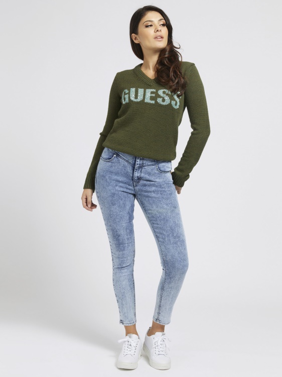 Guess светлосини тесни дънки