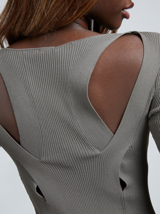 зелена пуловерна рокля Guess