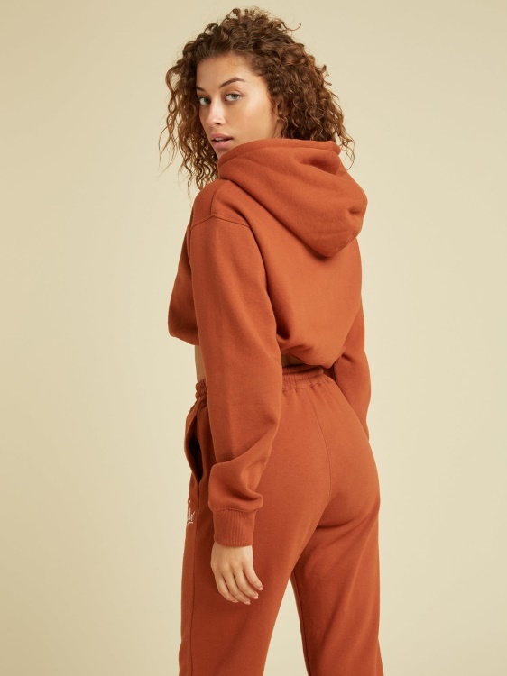 червена изрязана качулка Guess