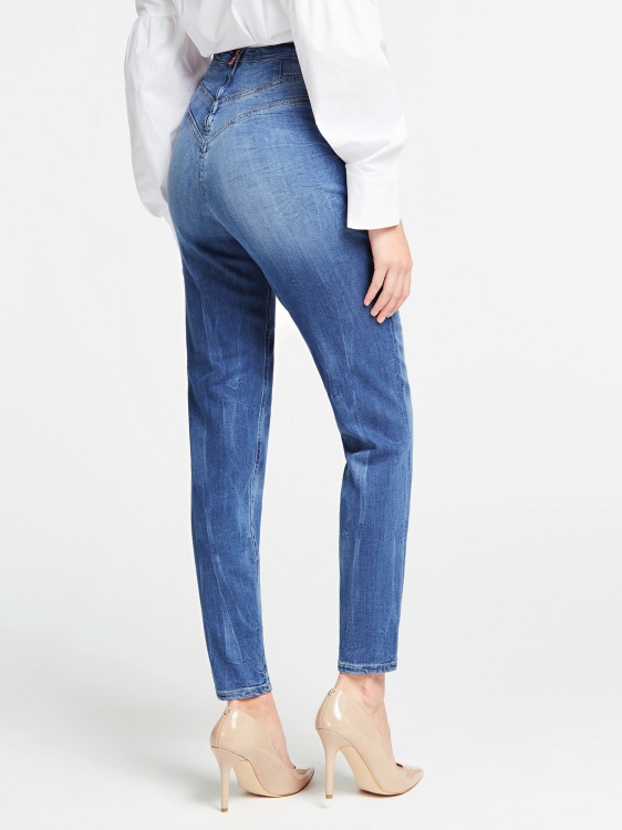 син тесни дънкови панталони Guess