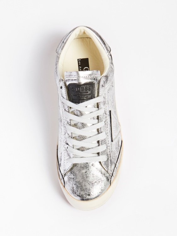 Lodi ламинирани маратонки Guess сребро