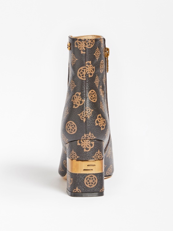 Guess Brown Maisy 4g божур с лого на глезена