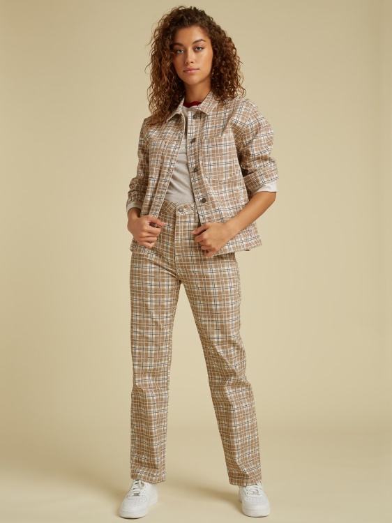 карирано какво кафяв Guess
