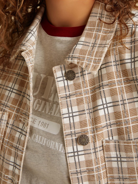 карирано какво кафяв Guess