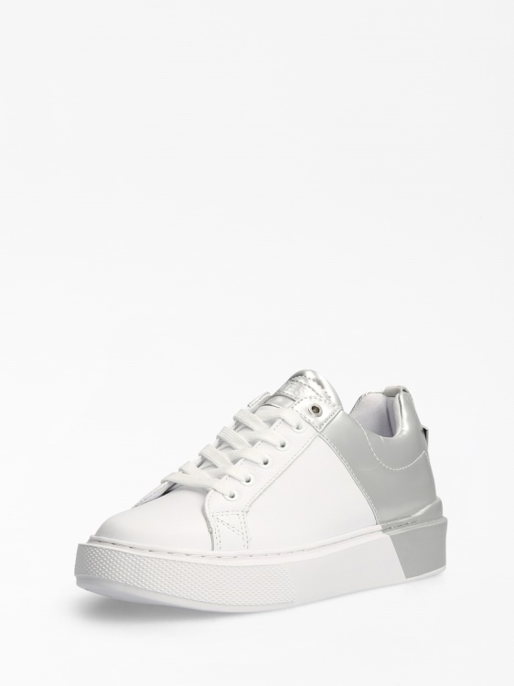 бели двуцветни маратонки Harlia Guess