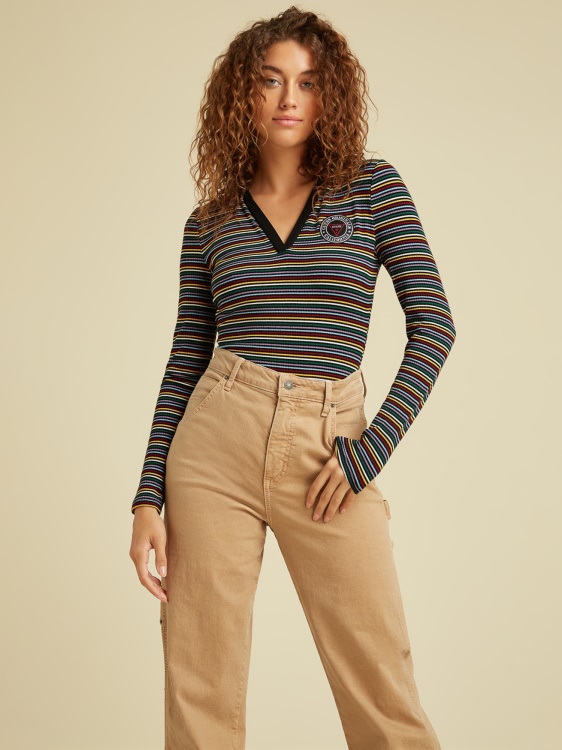 Боди на червените райета Guess
