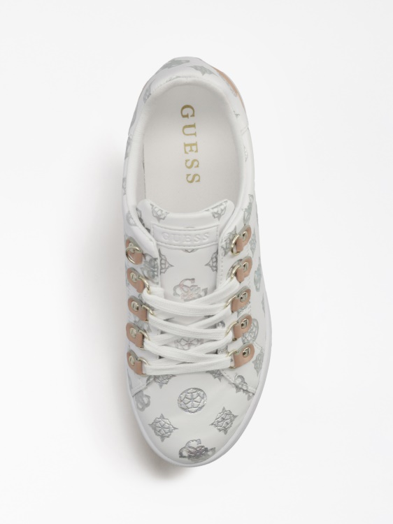 Reneyy 4g божур лого маратонка Guess светло розово