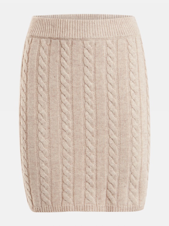 пола от вълнена смес бежово Guess