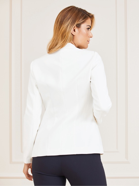 Marciano прилепнал блейзър бял Guess
