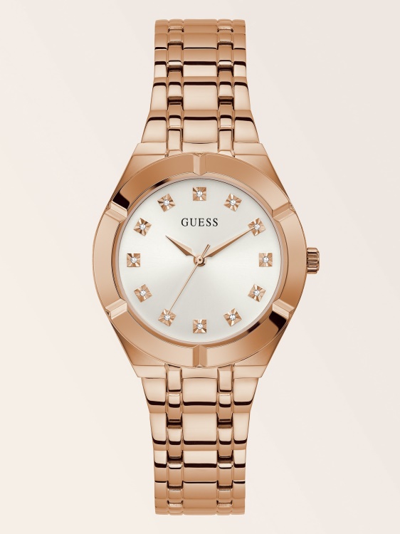 часовник Guess кристална стомана от розово злато