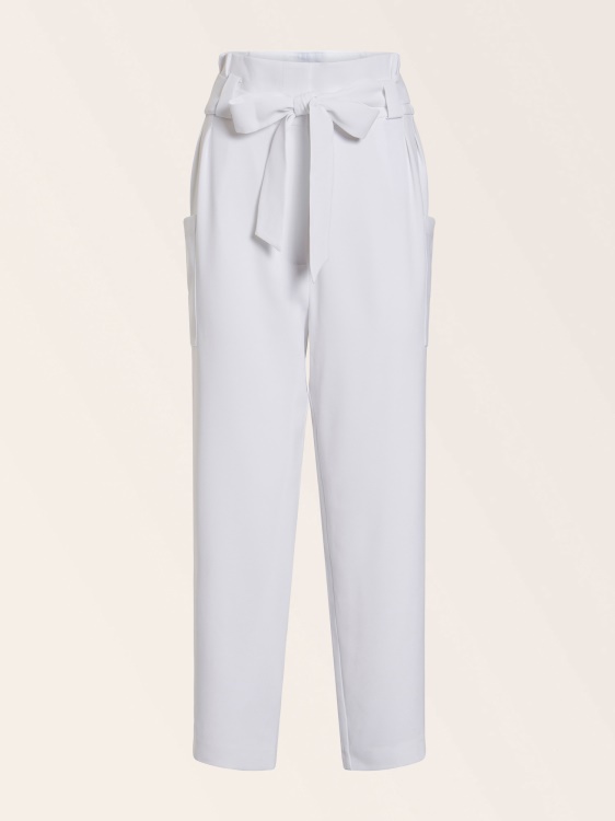 Guess бял панталон с колан Marciano