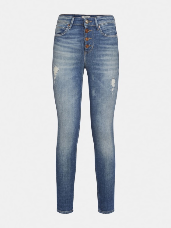 сини тесни дънкови панталони Guess New Trend