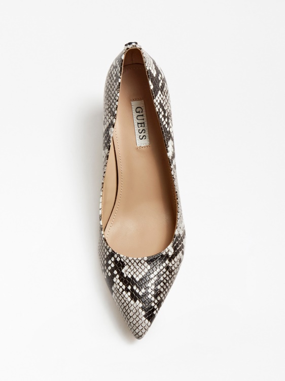 Guess Zacki Animalier съдебна обувка сива