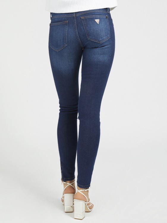 тесни дънкови панталони Guess Blue нова тенденция