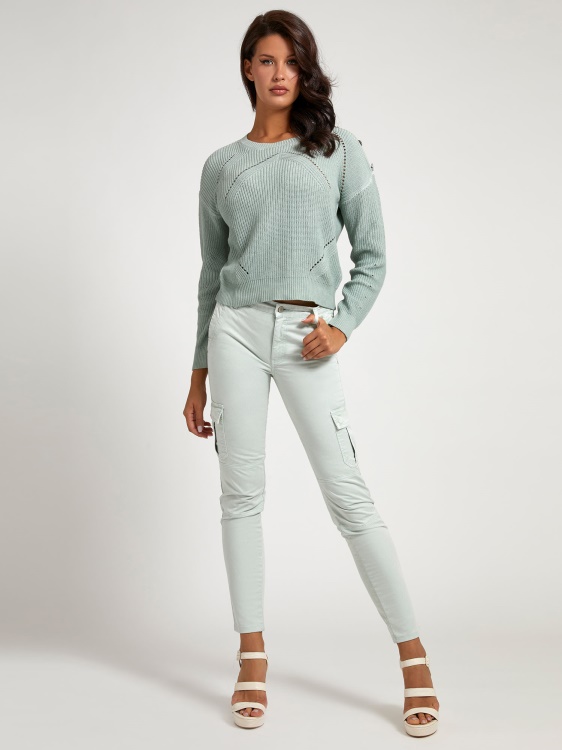 карго кльощави панталони сив цвят Guess