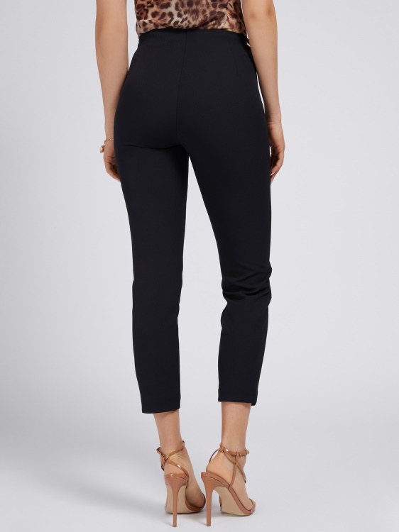 Marciano панталон с висока талия Guess черен