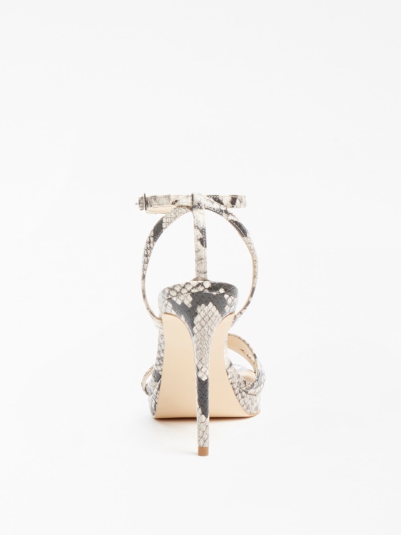 Sandal Karesa щампа на питон Guess сив мулти