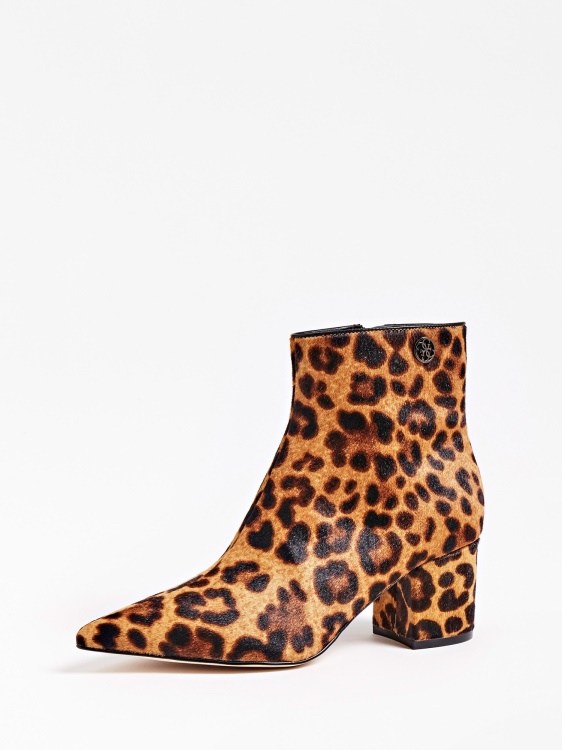 Zadien Animalier кожени съдебни обувки Guess Animalier