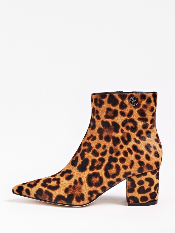 Zadien Animalier кожени съдебни обувки Guess Animalier