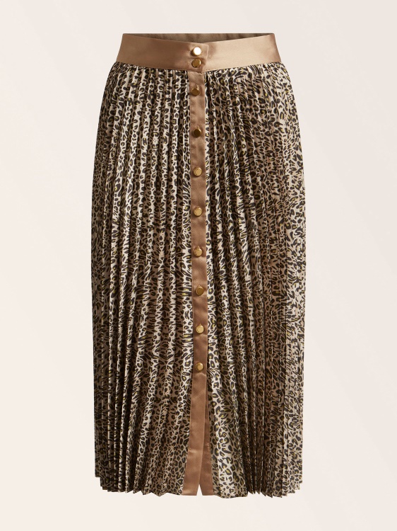 Marciano плисирана миди пола Guess Animalier