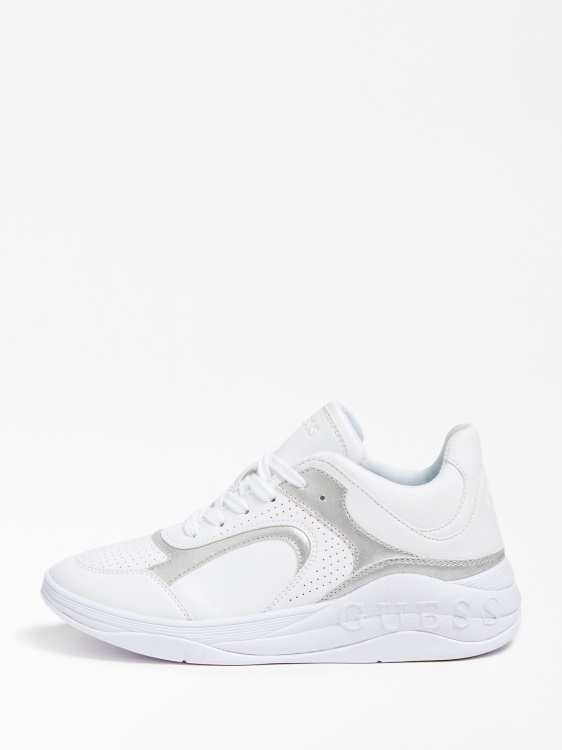Guess White Saucey обувка за бягане