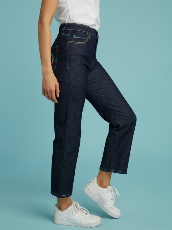 Blue Guess тесни дънкови панталони нова тенденция