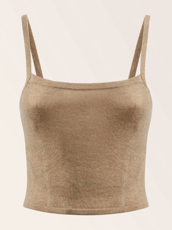 бежов кашемирен пуловер Marciano Top Guess
