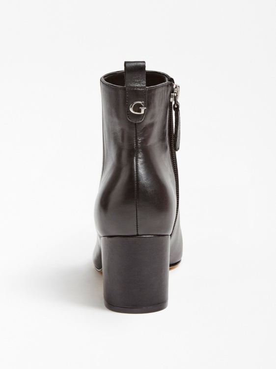 желе ботуши от естествена кожа Guess черни