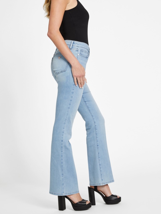 Guess Eco Lyllah дънки със средна талия леки изпирани