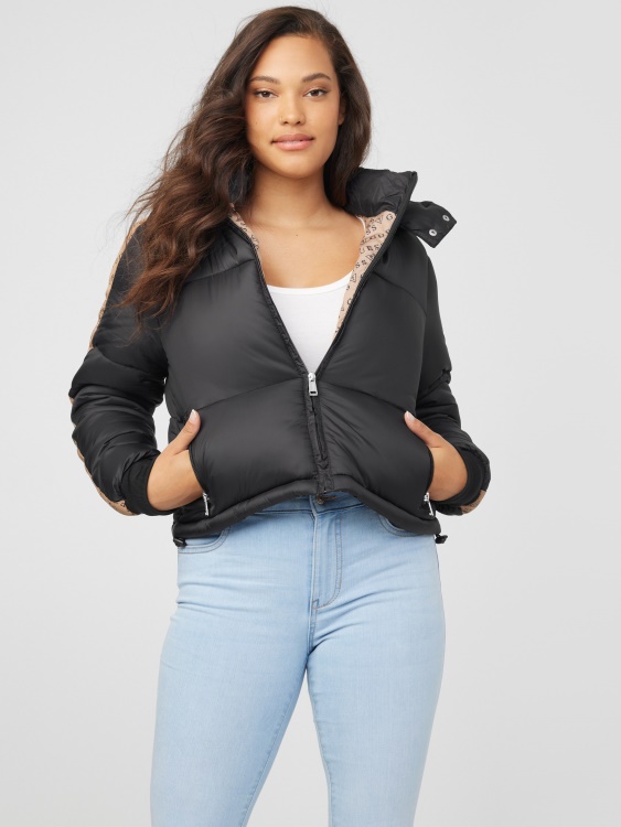 яке Bakir Puffer Guess Jet Black Multi