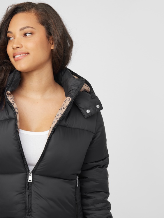 яке Bakir Puffer Guess Jet Black Multi